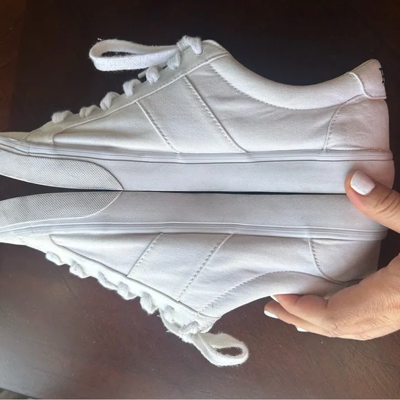 Polo by Ralph Lauren white Canvas Low-Top Sneakers